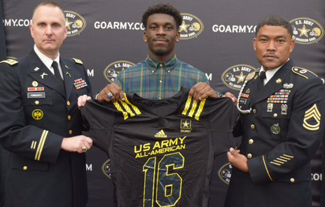 WATCH: Feaster receives his All-American Jersey