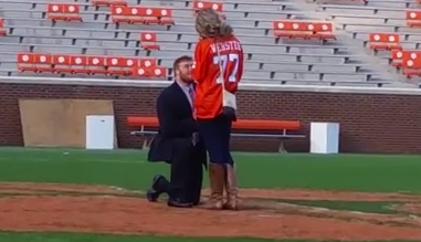WATCH: Reid Webster proposes to his girlfriend after Palmetto Bowl