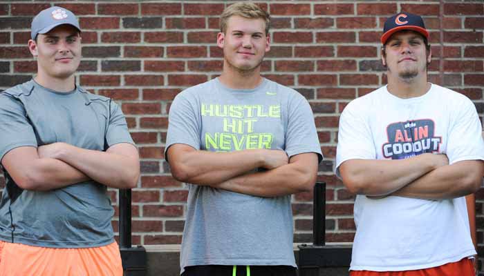 All four of Clemson's highly rated OL are expected on campus.