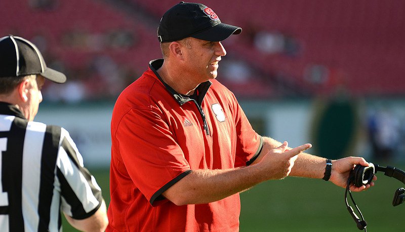Doeren and the Wolfpack play at Clemson Saturday. <span style=