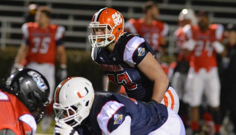 Shuey was a standout at last week's College All Star Bowl 