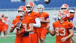 Clemson holds Christmas Day bowl practice