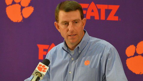 Swinney talks suspensions, injuries, position changes and Tyshon Dye 