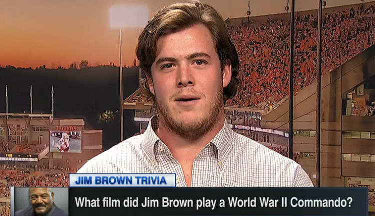 WATCH: ESPN trivia with Clemson's Jim Brown