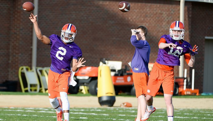 Kelly Bryant and Tucker Israel are gaining valuable experience this spring 