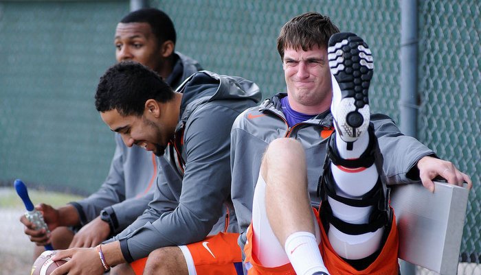 Seckinger and Leggett were part of Clemson's walking wounded at the bowl game 