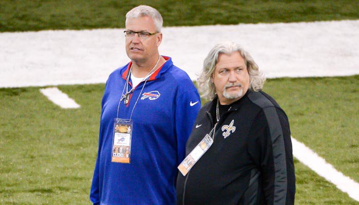 Bills head coach Rex Ryan and Saints defensive coordinator Rob Ryan were at Clemson's Pro Day.