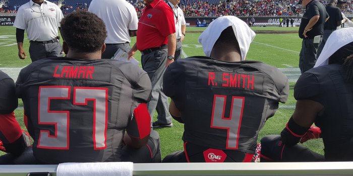 Smith and Lamar at the Under Armour Game