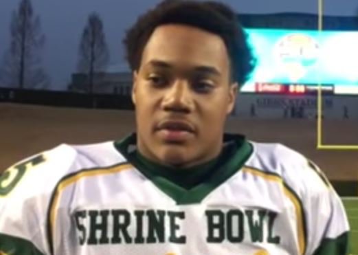 WATCH: Justin Foster at Shrine Bowl