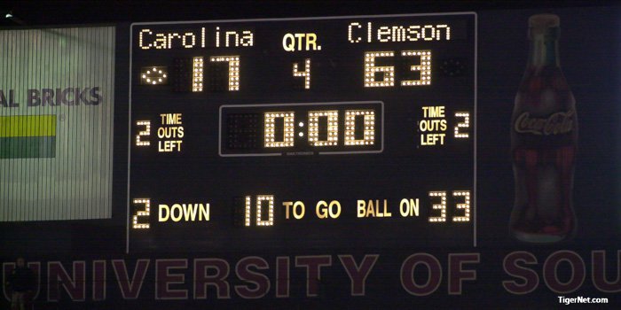 63-17: It Was An Empty Bleachers Kind of Game