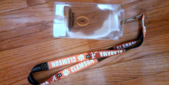 The new lanyard is ready for next season 