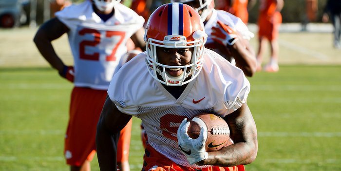 Gallman attacks everything with a laser focus 