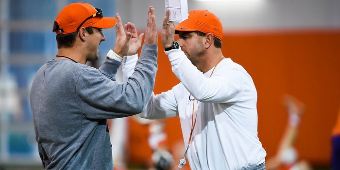 Jeff Scott and Dabo Swinney know the Tigers need to win the turnover battle 