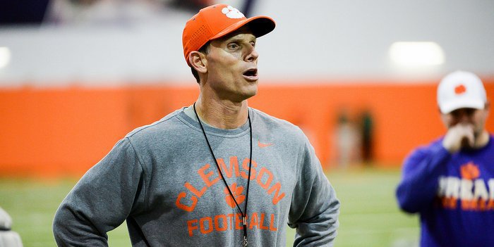 Venables said he saw some good things in the scrimmage 