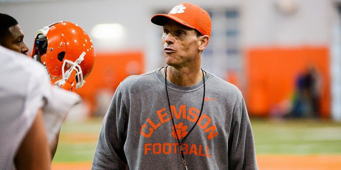 Venables has been playing the part of quarterback this week 