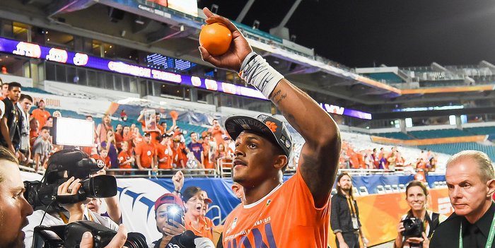 Watson says his goal is to bring a national title to Clemson