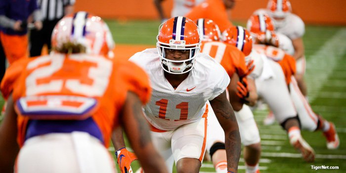 PAW drill highlights first part of Monday's practice