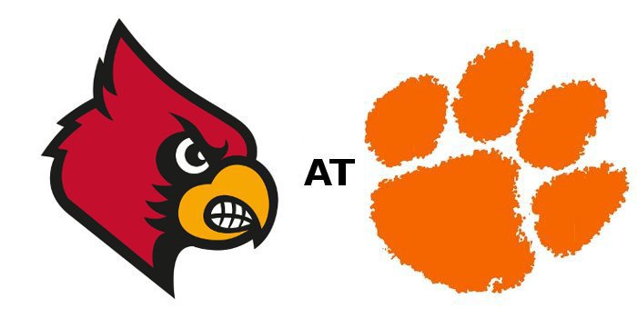 Clemson and Louisville kick off at 8:22 pm