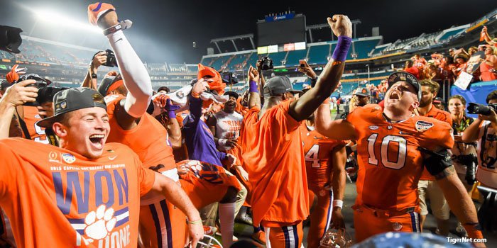 The Tigers have celebrated more than one big win over the last few seasons 