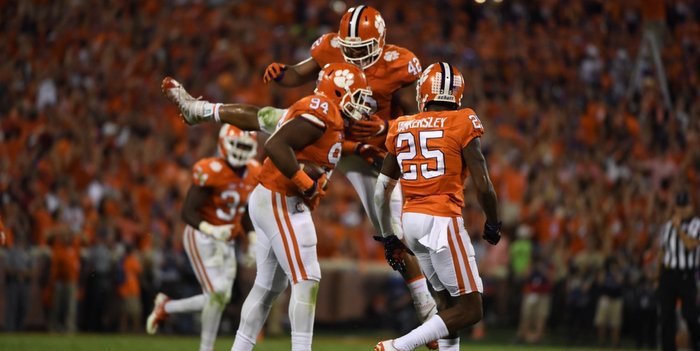 Clemson's defense finished 7th nationally this season