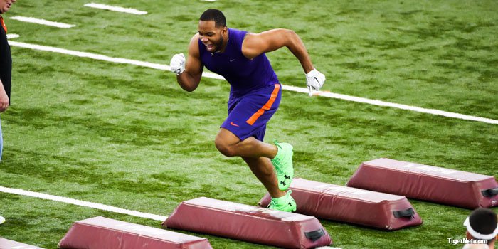 Clemson Pro Day: Sights and Sounds