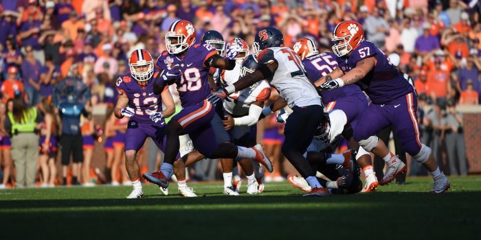 Tavien Feaster and the running backs may start seeing more running room