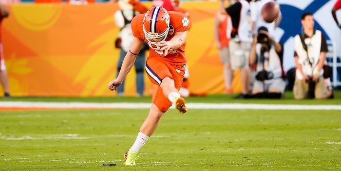 Huegel has worked on his kickoffs 