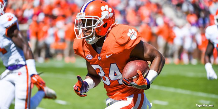 McCloud says Swinney asked for his foot back prior to spring game