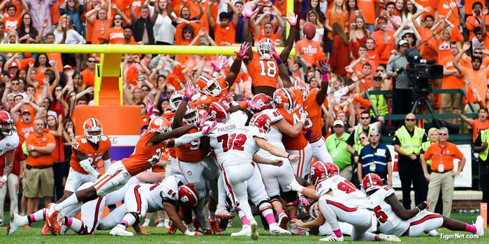 Christian Wilkins and Clemson defeated NC State last season 