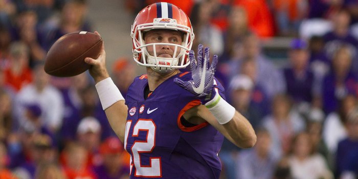 Schuessler delivers in the third quarter of Saturday's win (Photo by Joshua Kelly, USAT)