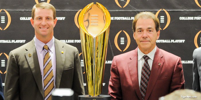 No smack talk: Saban and Swinney complimentary of each other