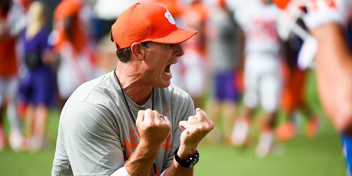 Venables has been playing the part of quarterback this week 