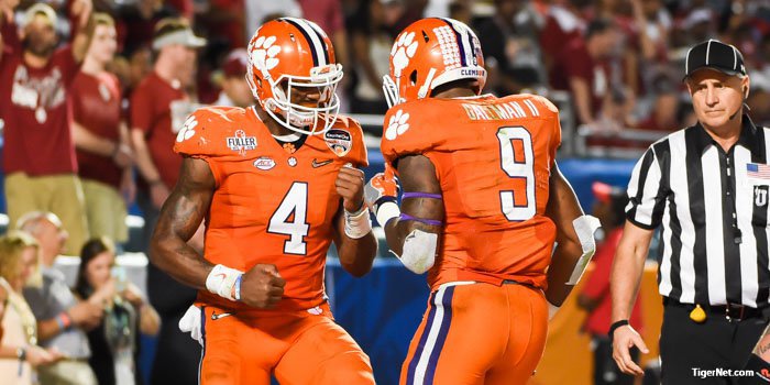 Watson and Gallman will both likely turn pro after the season 