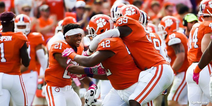 Swinney says team not lucky: