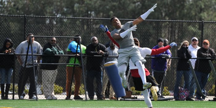 Rodgers shows off at Nike's The Opening last week