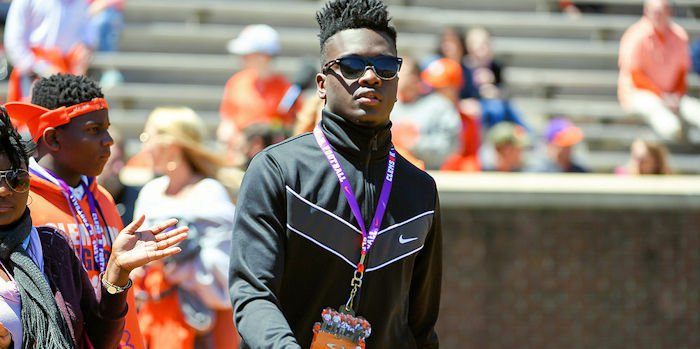 Joyner visited Clemson for the 2016 Orange and White game