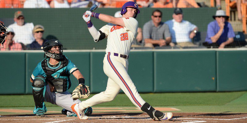 Rohlman also homered for the Tigers (Photo by David Grooms)