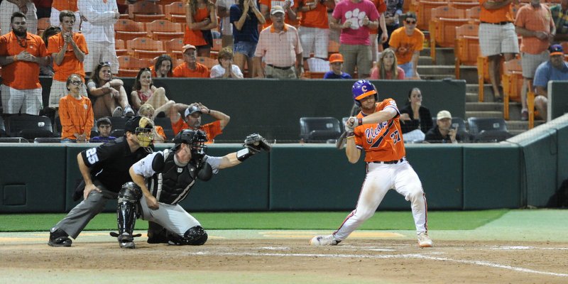 Williams watches ball four as the TIgers win the series opener