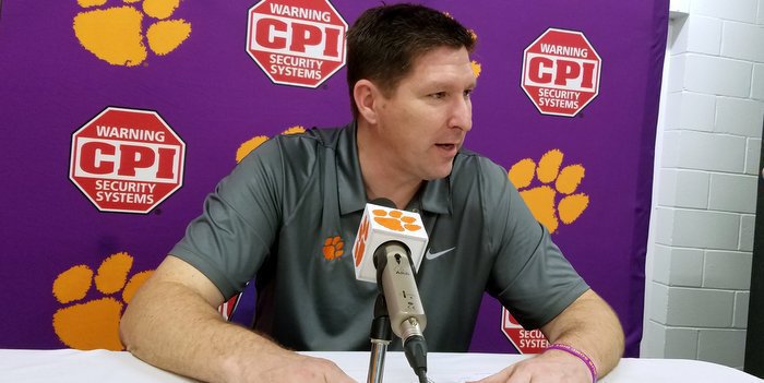 Brownell talks to the media Thursday 