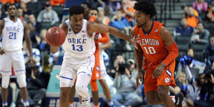 Blue Devils topple Tigers late, Clemson awaits postseason bid