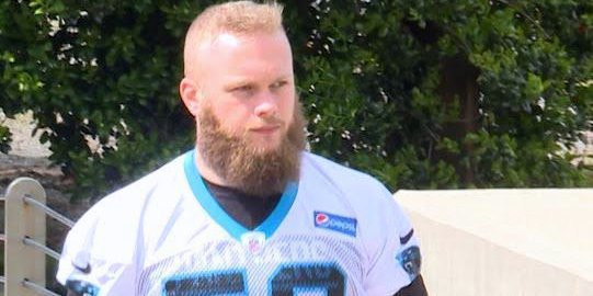 Boulware after his practice as a Panther 