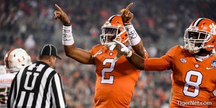 LOOK: Clemson players support Kelly Bryant by attending Missouri's spring game