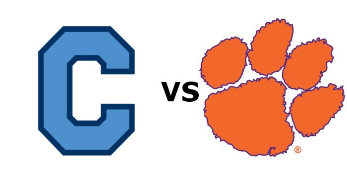 Clemson vs. The Citadel Prediction