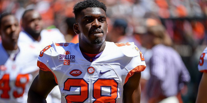 Feaster had an 80-yard run during Saturday's scrimmage 
