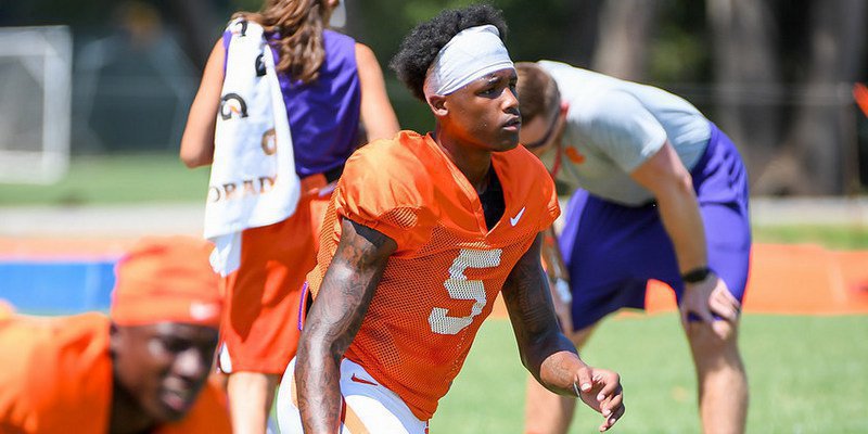 Tee Higgins has shown a great attitude since arriving on campus 