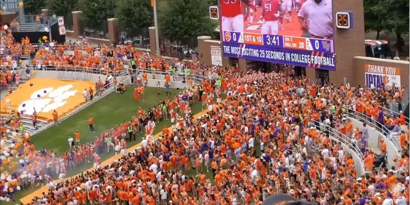 The Hill was empty when the Tigers ran down against Wake Forest 
