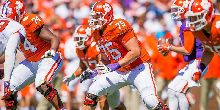 Mitch Hyatt will anchor the 2018 Clemson offensive after deciding to return for his senior season
