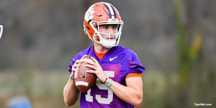 Hunter Johnson will get a long look in fall camp 