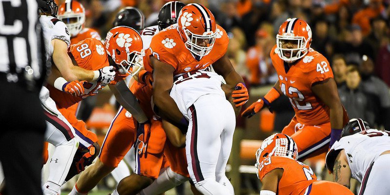 Early mock draft has Clemson's four defensive linemen all going in the first round