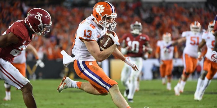 Why does Hunter Renfrow have success against Alabama? Availability